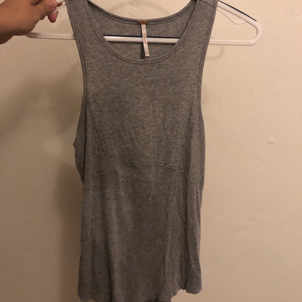 Free People Grey Tank